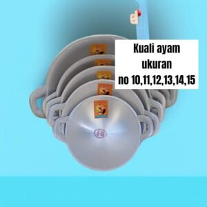 Kuali/wajan alumunium cap ayam (No 10-15) (25-36cm)