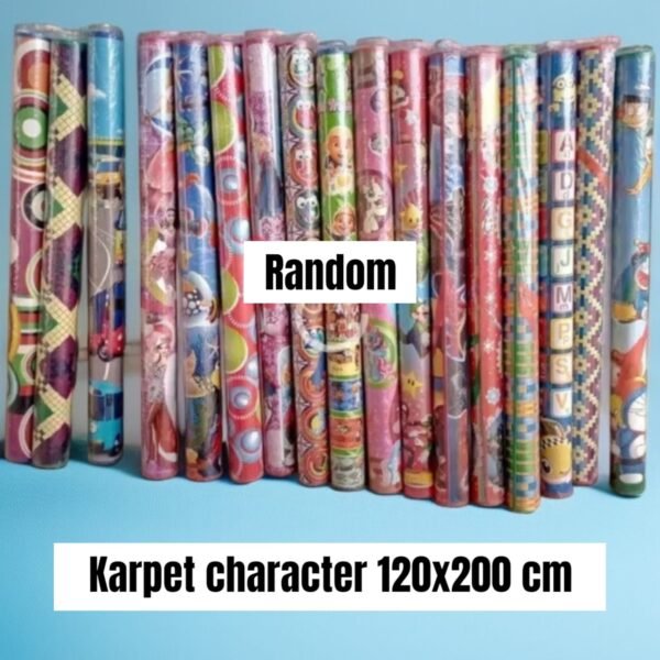 Karpet/tikar lantai spons character (motif random) (120x200 cm)