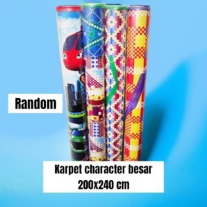 Karpet/tikar lantai character spons besar (motif random) (200x240 cm)