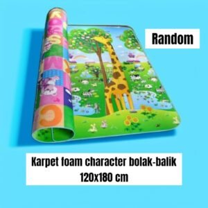 Karpet/tikar foam gambar bolak balik (motif random) (120x180 cm)