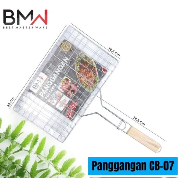 Panggangan/pemanggang CB-07 (stainless steel gg kayu)