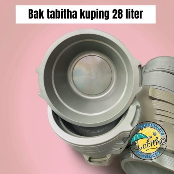 Bak/baskom kuping Tabitha tebal (28 liter)